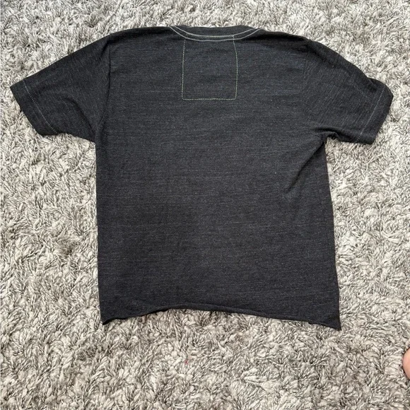 Aviator Nation Black Tee with Pink Bolt - Picture 2 of 4